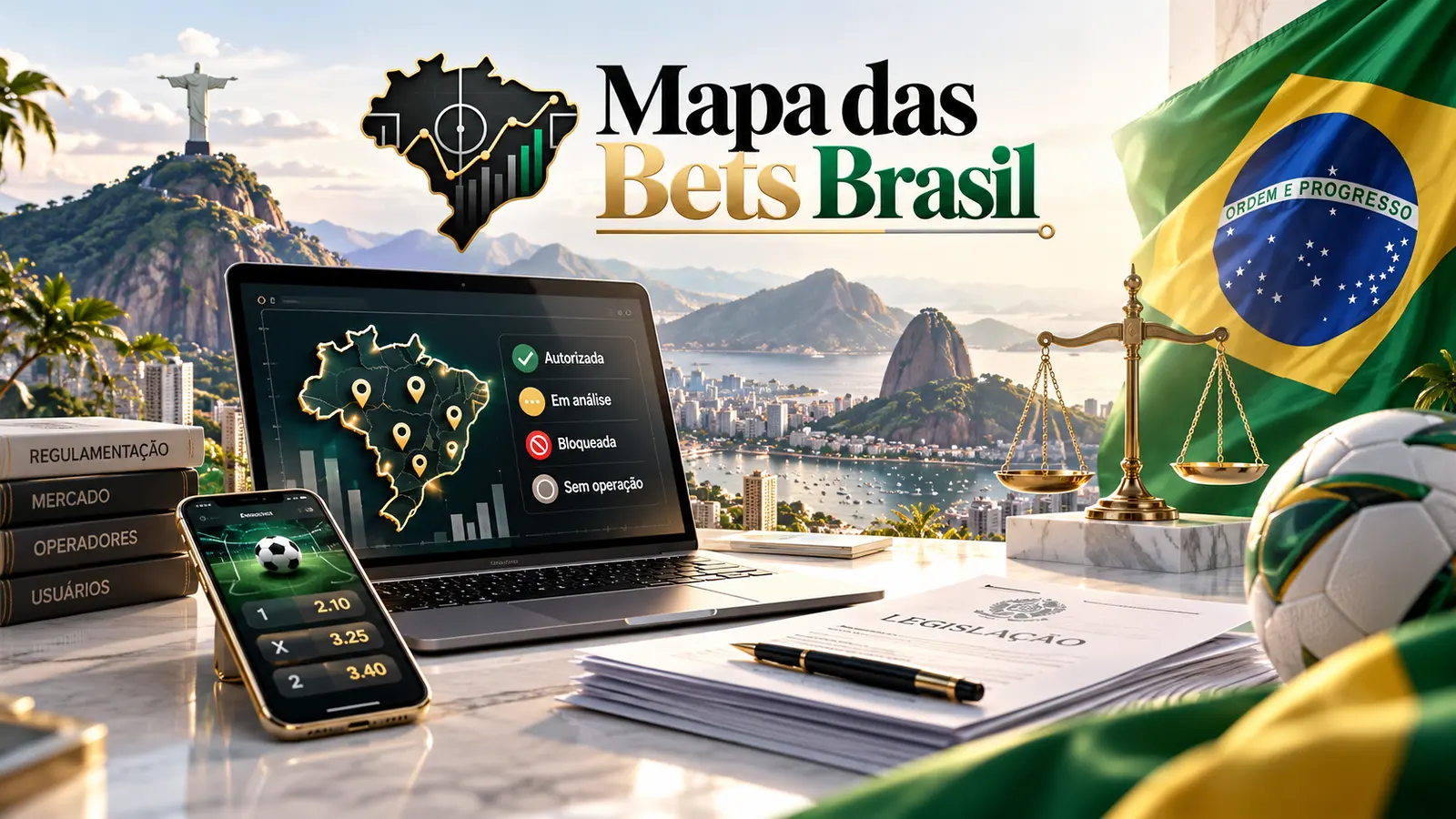 Mapa das Bets Brasil: situação das bets no país